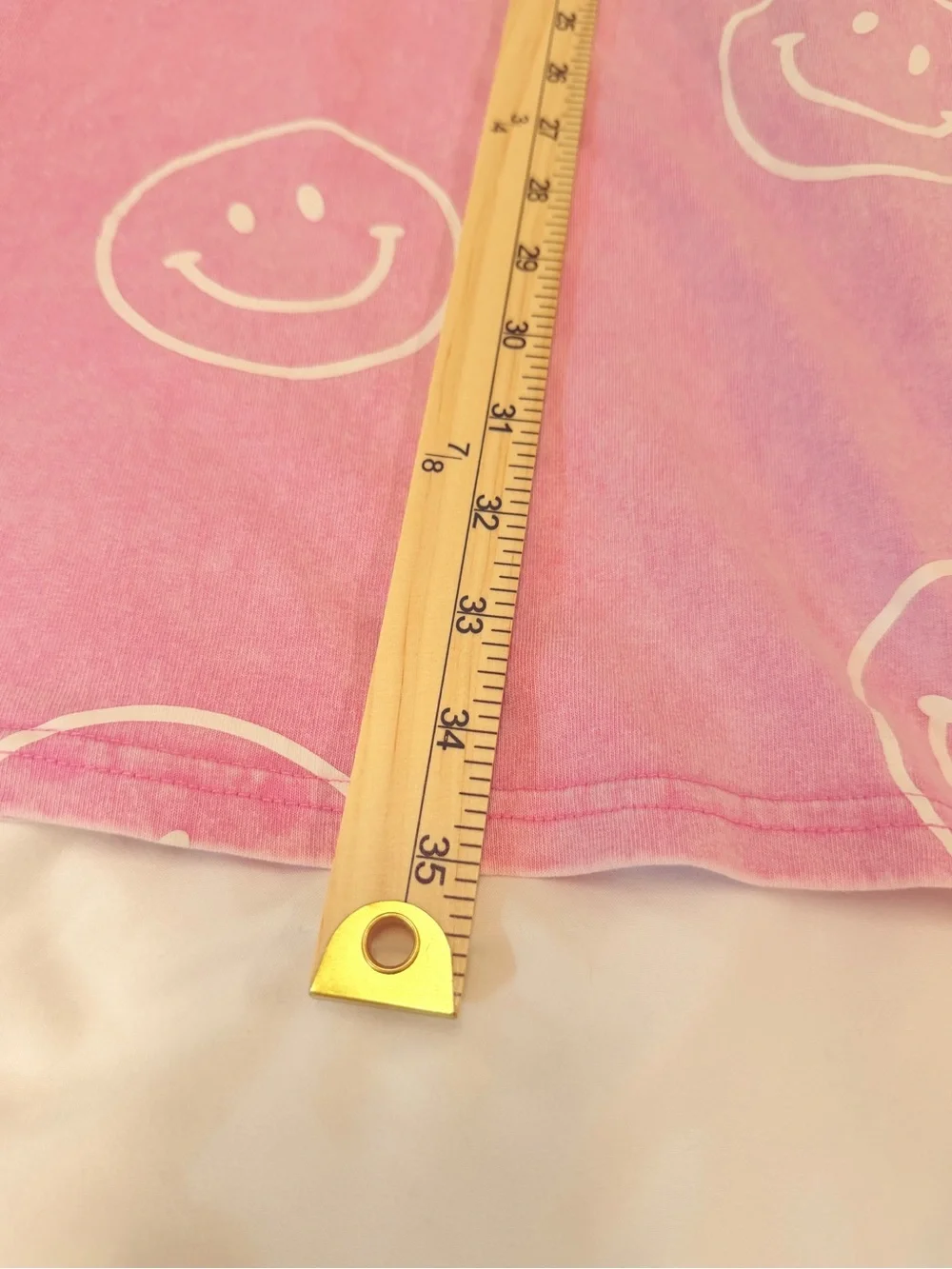 Easel Los Angeles Barbie Pink Smiley Face Mineral Wash T-Shirt Dress Size Large - Picture 6 of 6